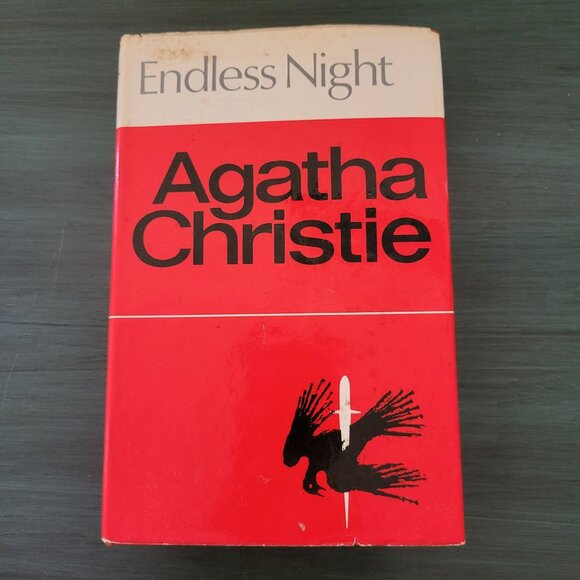 Agatha Christie 1st Ed Book Mystery Novel Staging Decor UNEXPECTED GUEST Hardcov